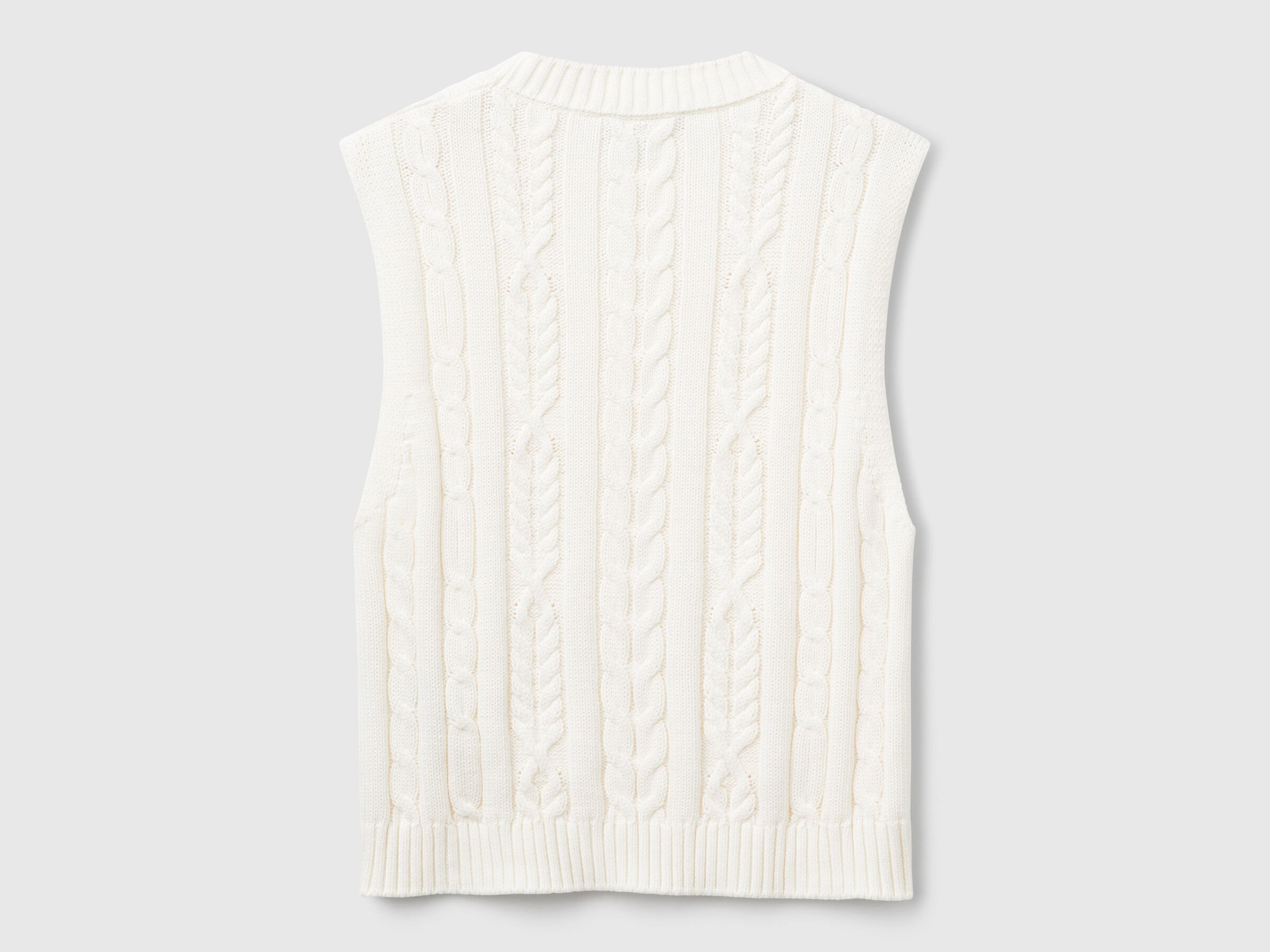 SLEEVELESS SWEATER Women image number 4