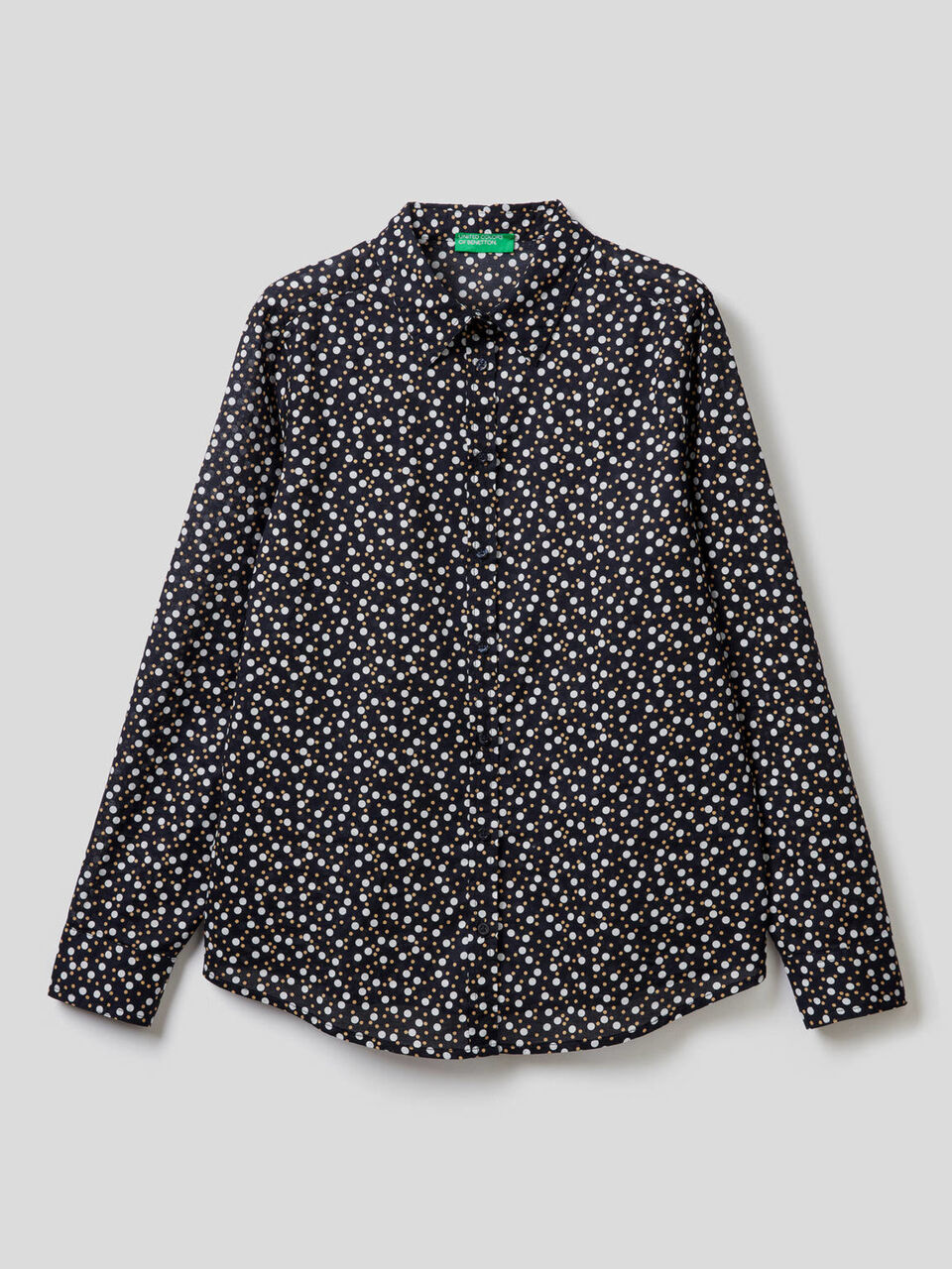 Shirt with allover pattern image number 1