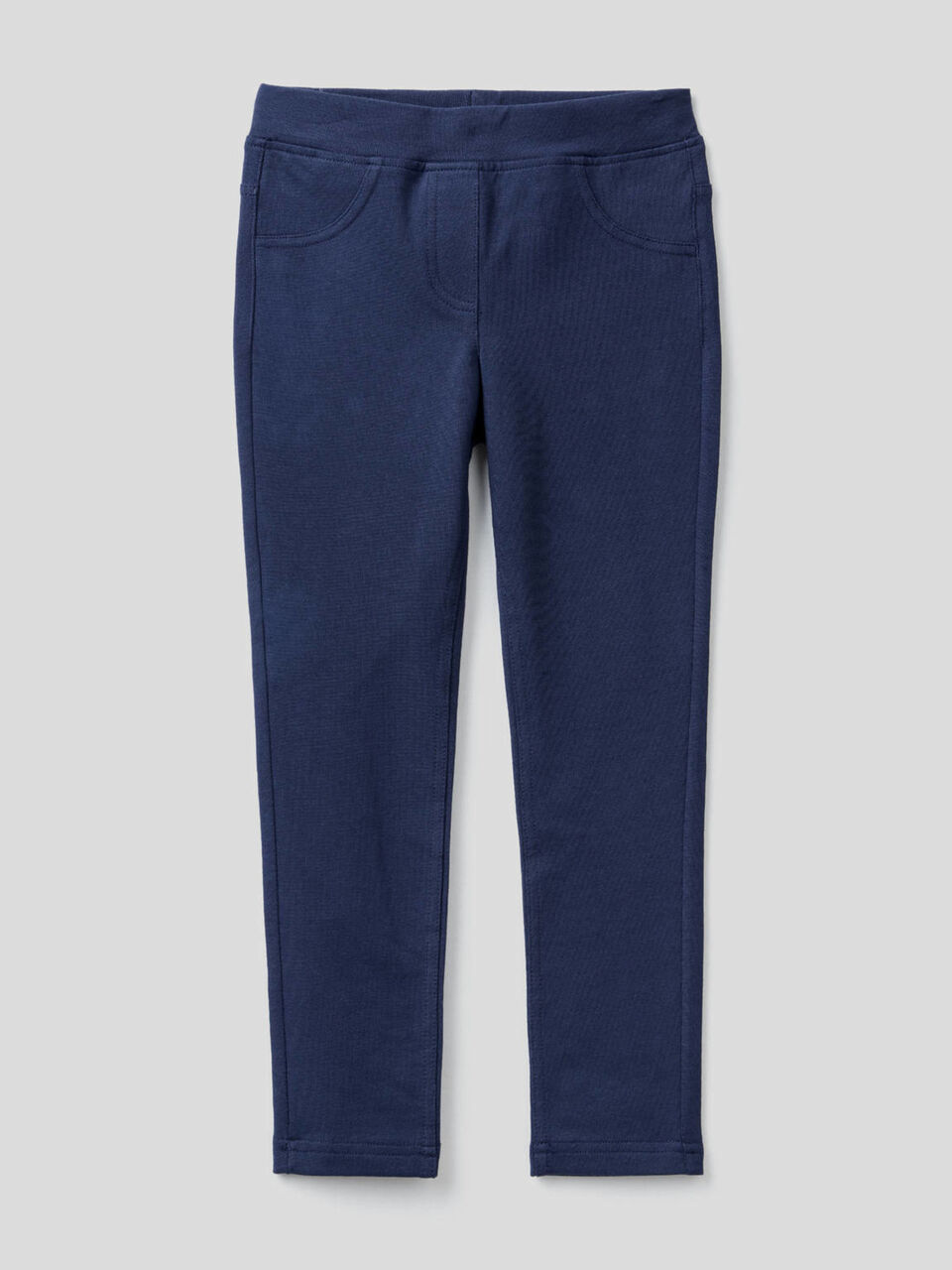 Stretch sweat fabric jeggings image number 1