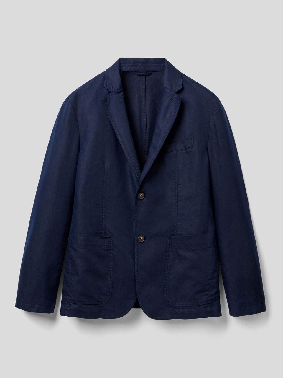 Regular fit blazer in linen blend image number 1