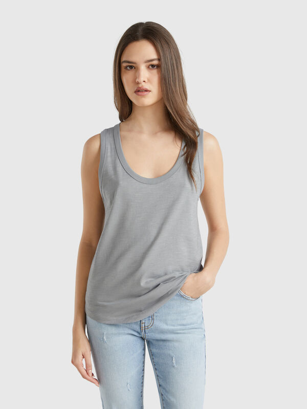 Tank top in lightweight cotton Women