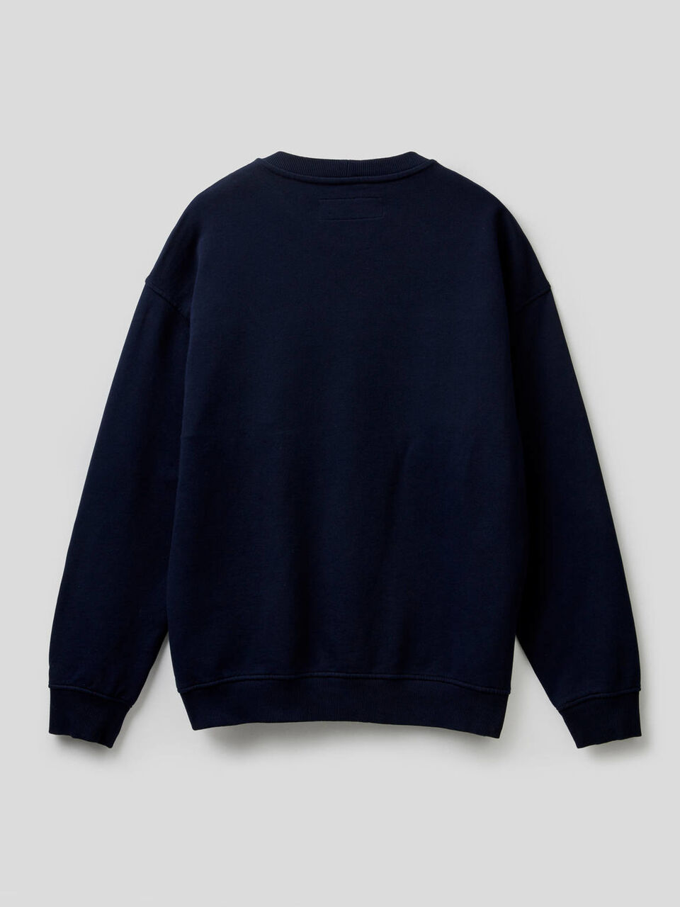 Sweatshirt in cotton with clashing band image number 2