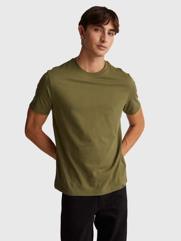 Long fiber cotton t-shirt Men