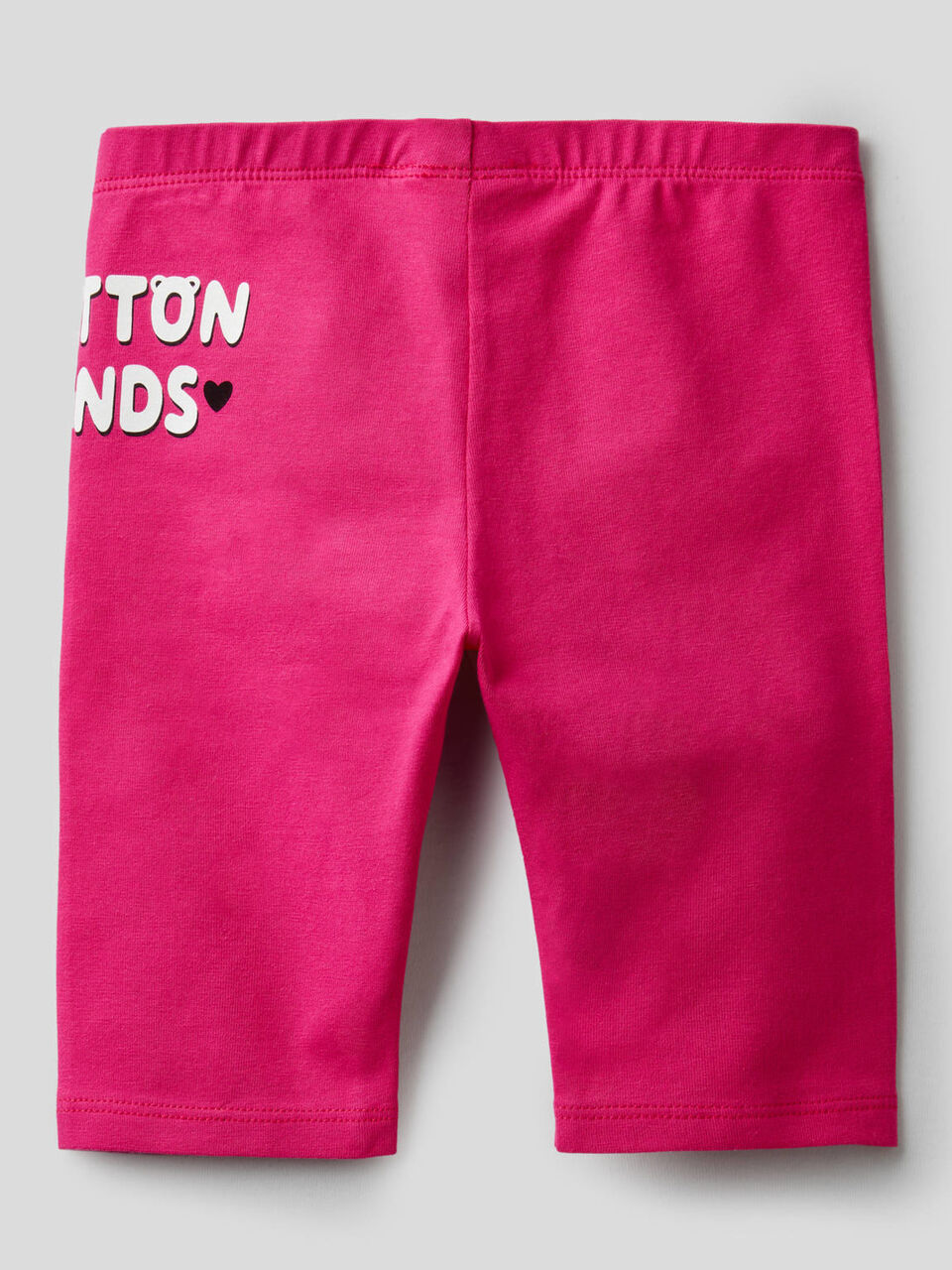 Leggings in stretch cotton with print image number 2