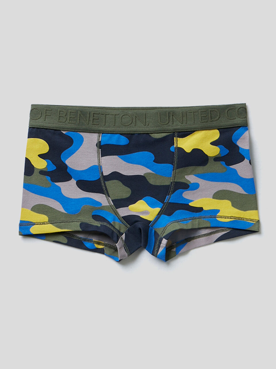 Camouflage stretch cotton boxers image number 1