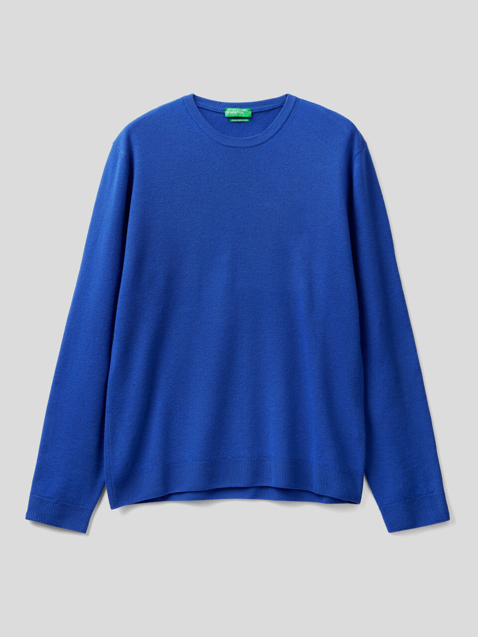 Crew neck sweater in pure virgin wool image number 1