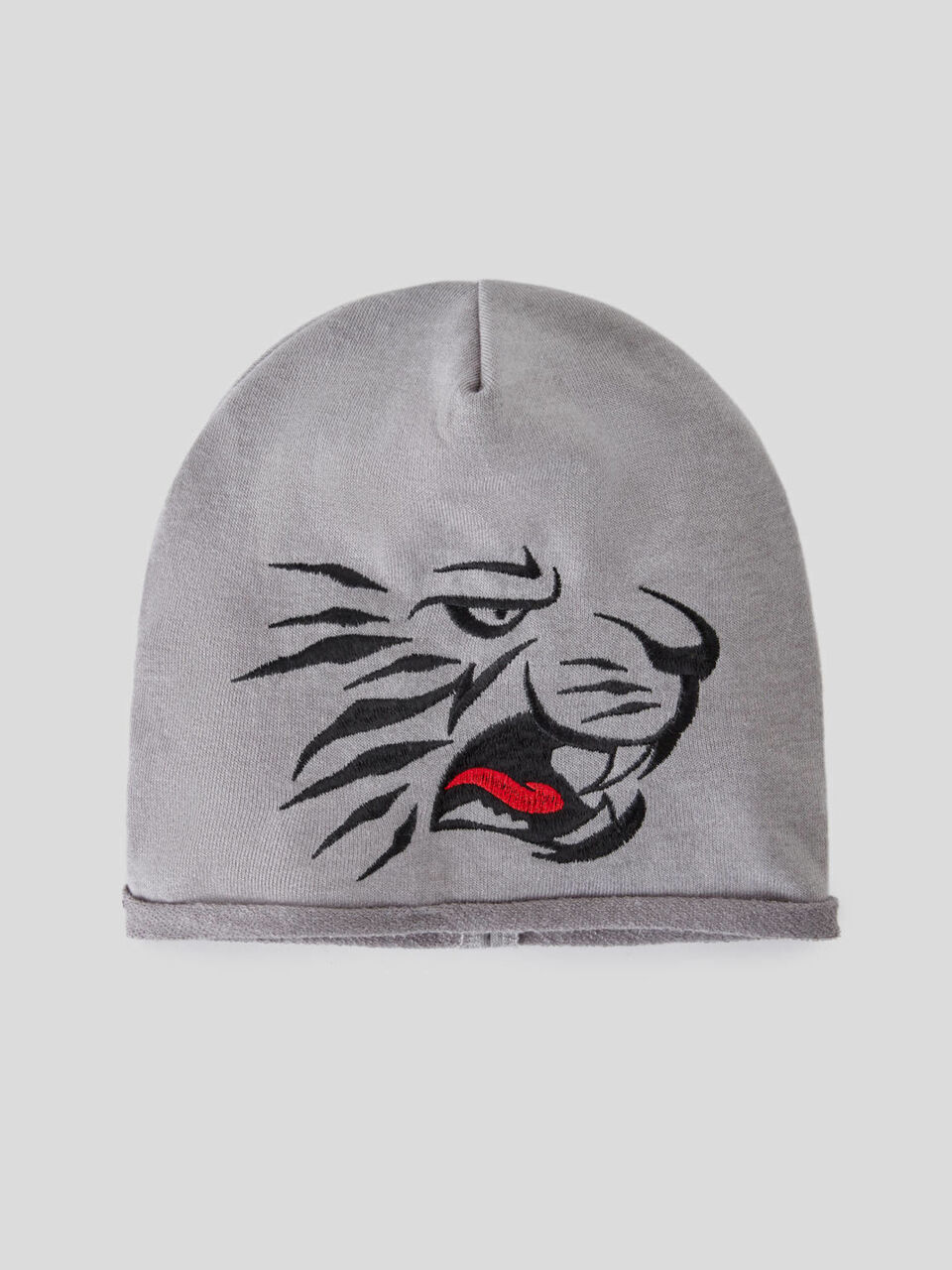 Cap in sweat fabric with 3D embroidery image number 1