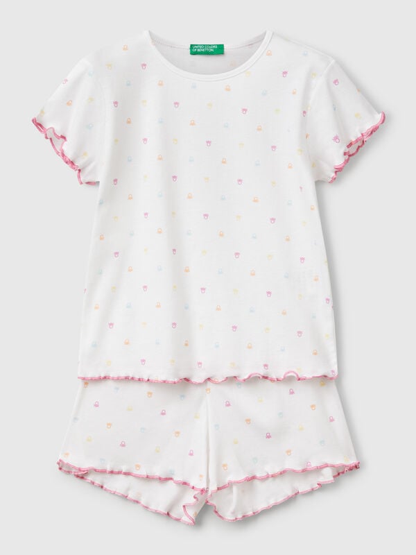Pyjamas with logo print Junior Girl