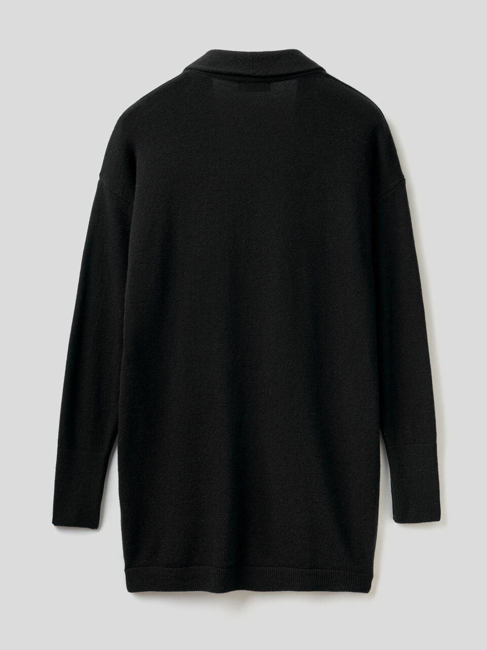 Long cardigan with shawl collar image number 2