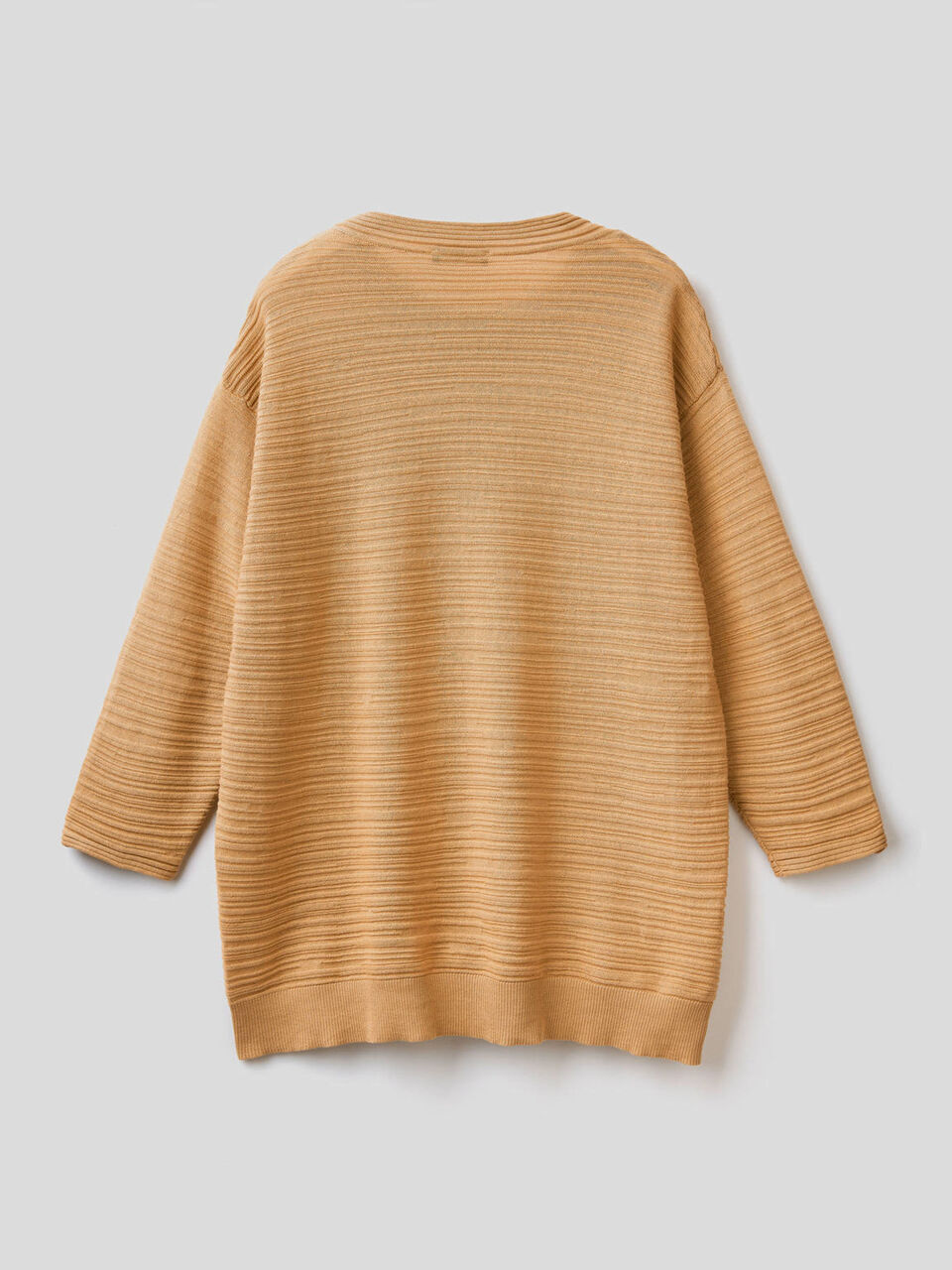 Knit sweater in 100% cotton image number 2