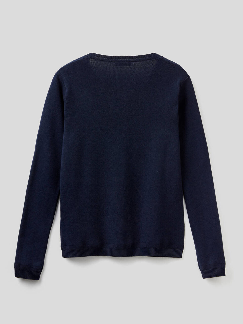 Pure cotton crew neck cardigan image number 2