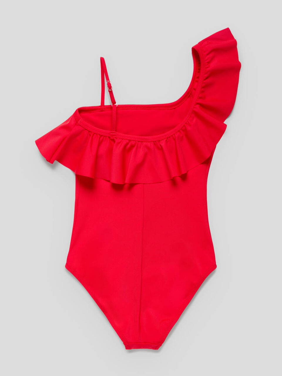 One-piece one-shoulder swimsuit in ECONYL® image number 2