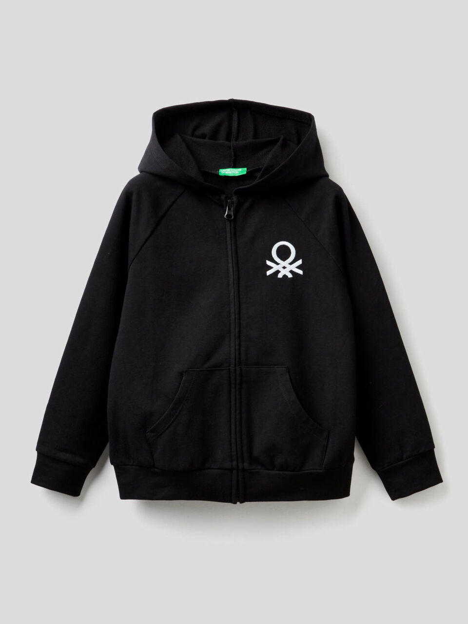 Hoodie with logo embroidery image number 1
