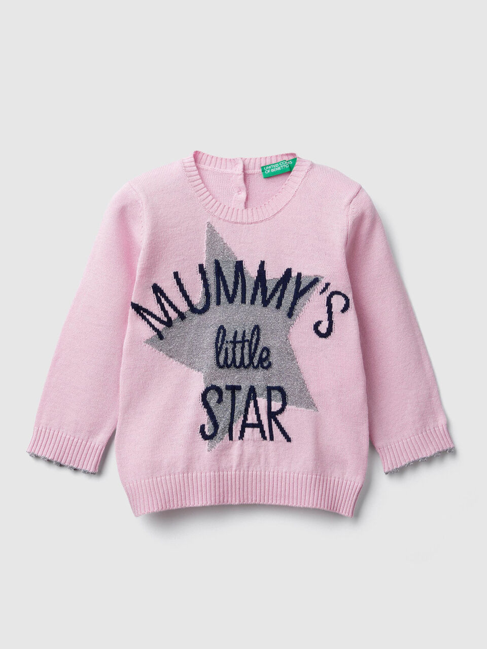 Sweater with lurex inlay image number 1
