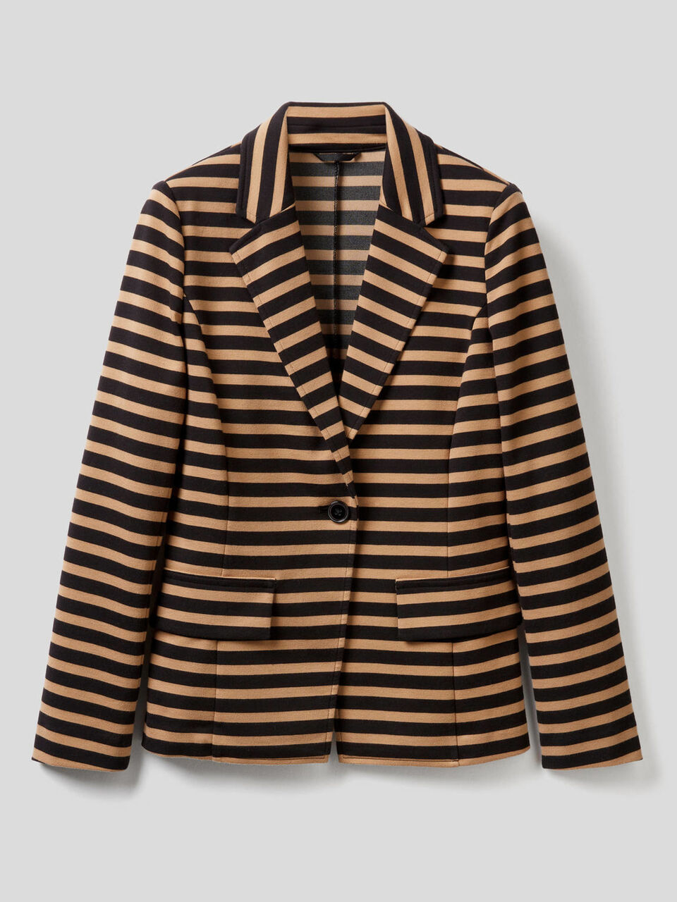 Blazer in stretch cotton blend image number 1