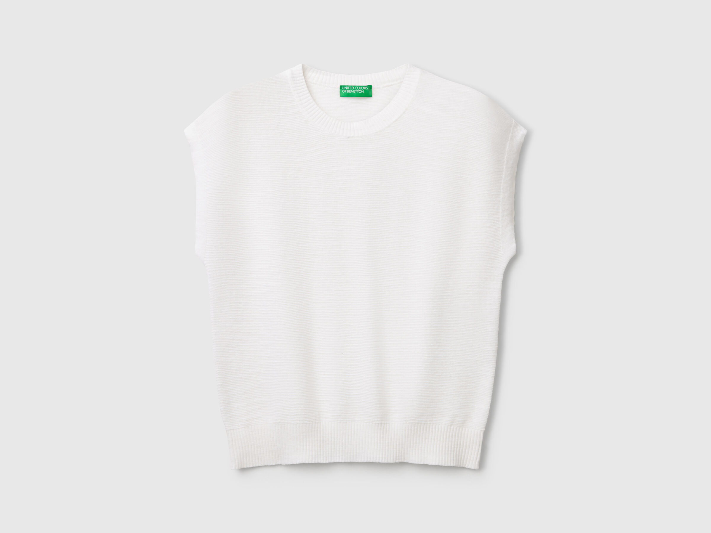 SLEEVELESS SWEATER Women image number 3