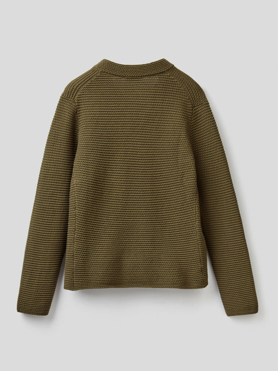 100% cotton knit jacket image number 2