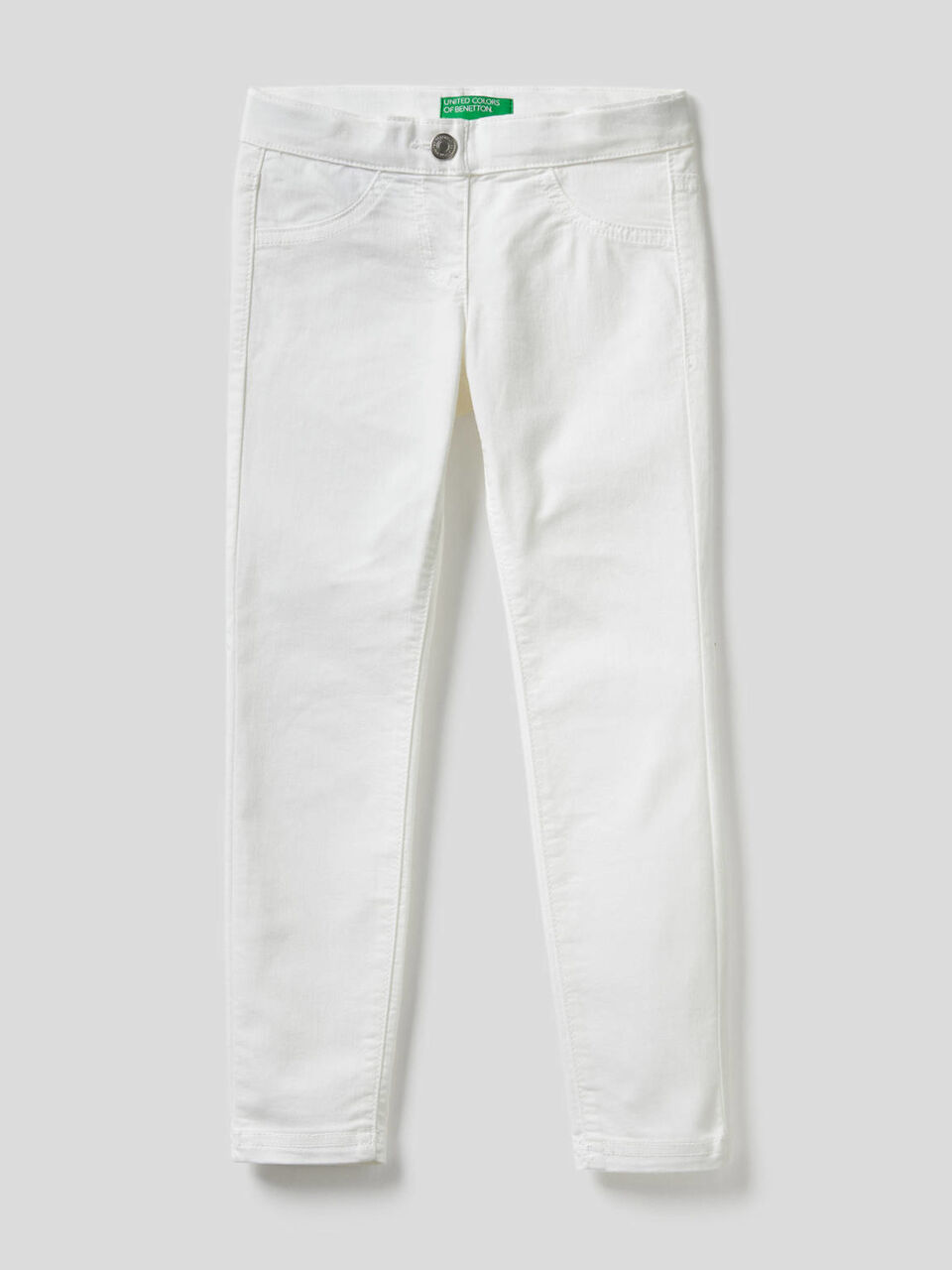 Twill trousers in stretch cotton blend. image number 1