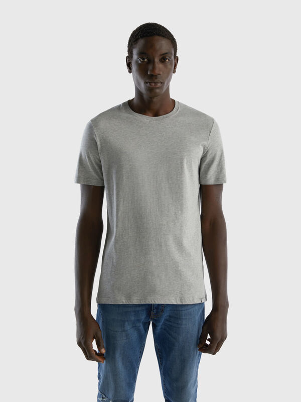 Mélange gray t-shirt Men