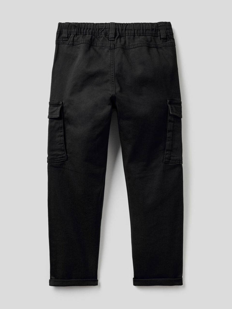 Stretch cotton cargo trousers image number 2