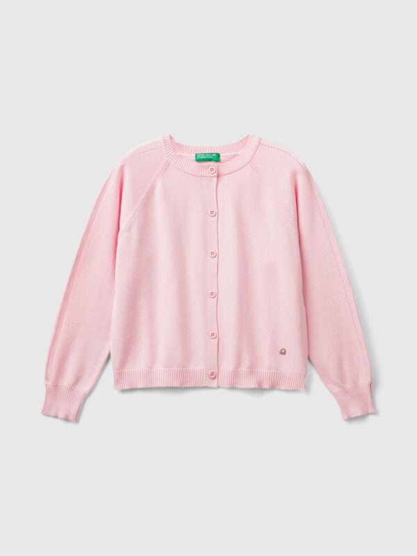 Cardigan in pure cotton Junior Girl