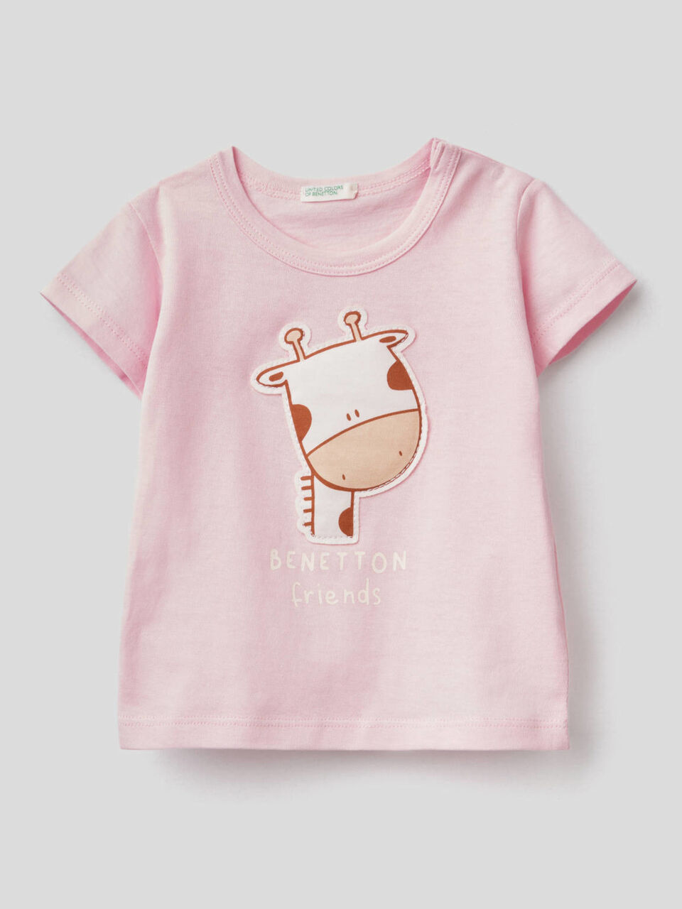 T-shirt with patch and print image number 1