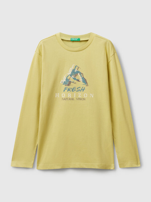 Cotton t-shirt with print Junior Boy