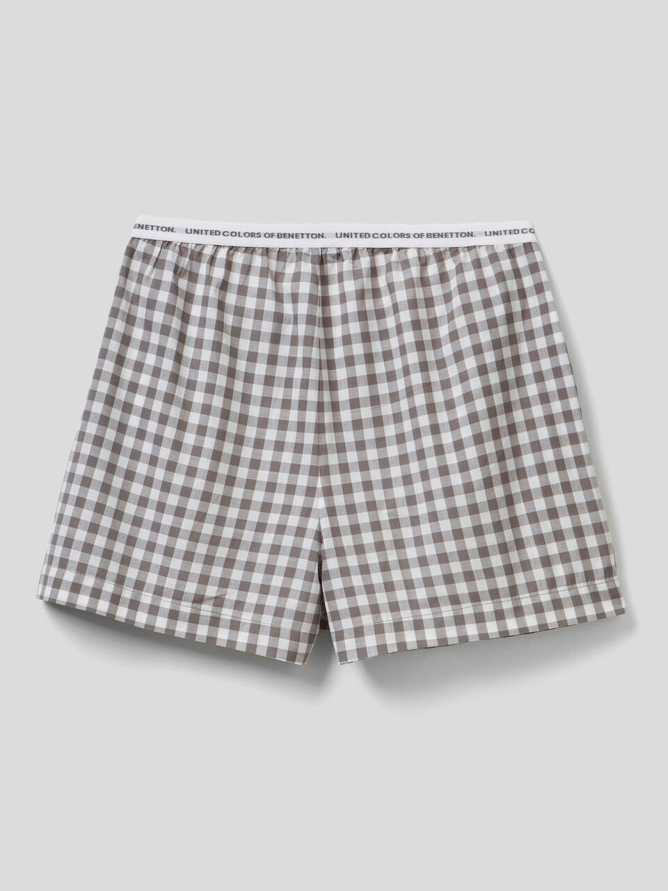 Check shorts in pure cotton image number 2