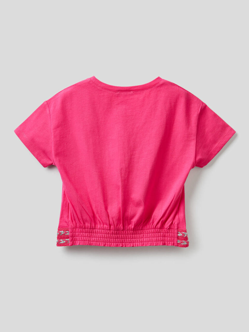 Cotton t-shirt with cropped pocket image number 2