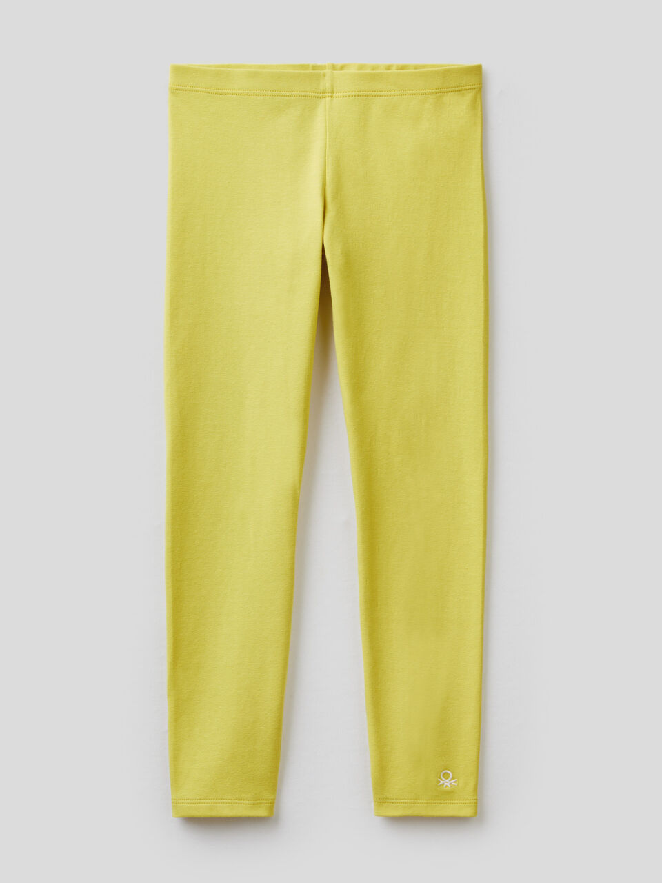 Stretch cotton leggings image number 1