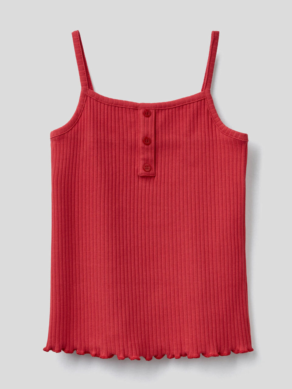 Ribbed tank top image number 1