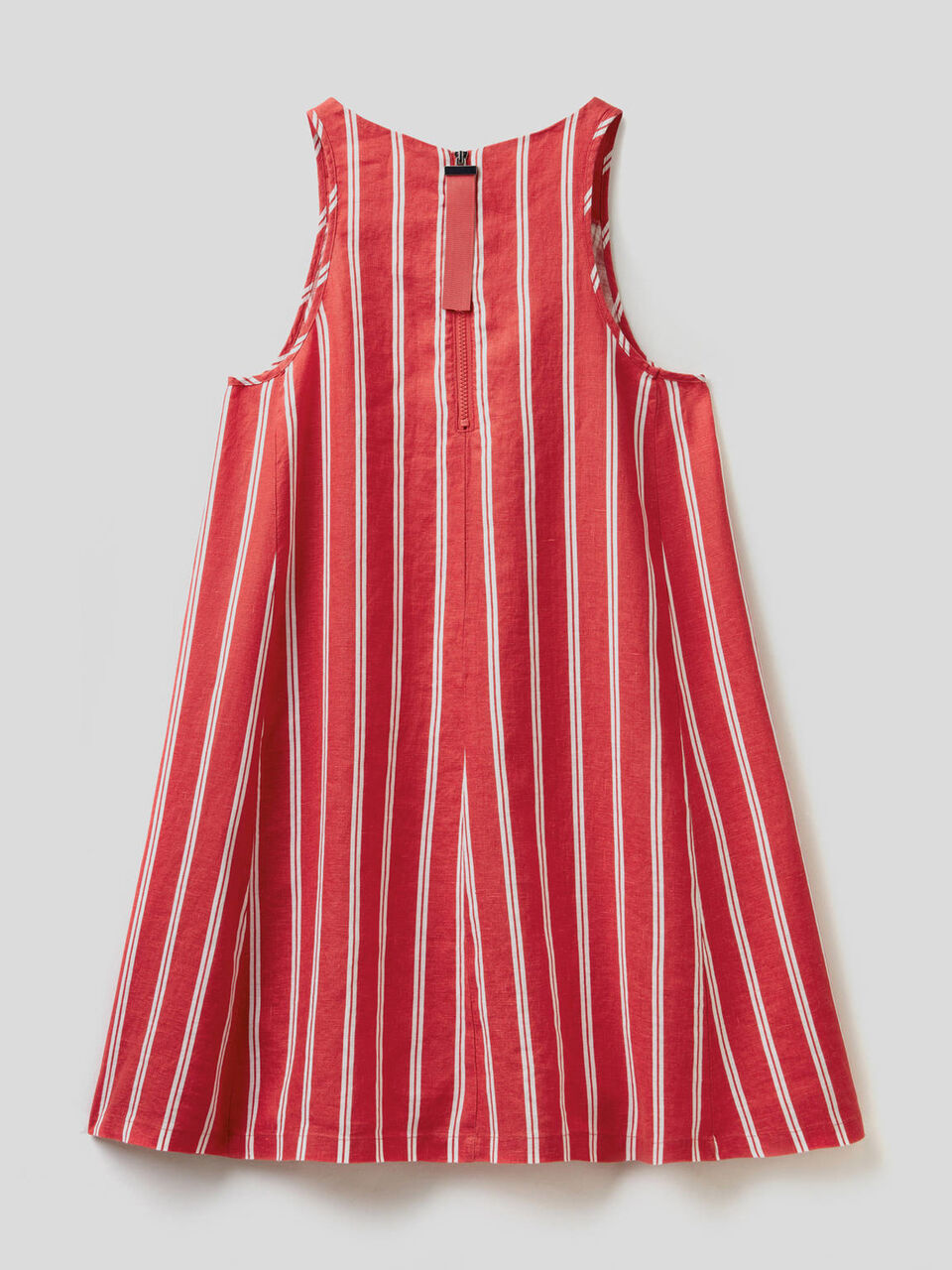 Dress in pattern print 100% linen image number 2