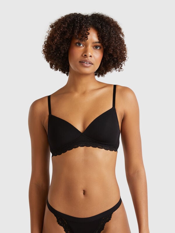 Padded bra in stretch Modal® Women