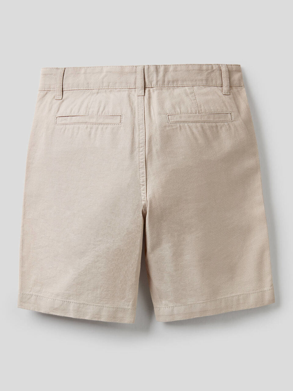 Pure cotton yarn dyed bermudas image number 2