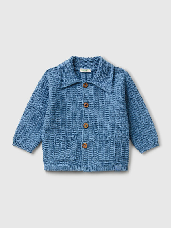 Cardigan with collar New Born (0-18 months)