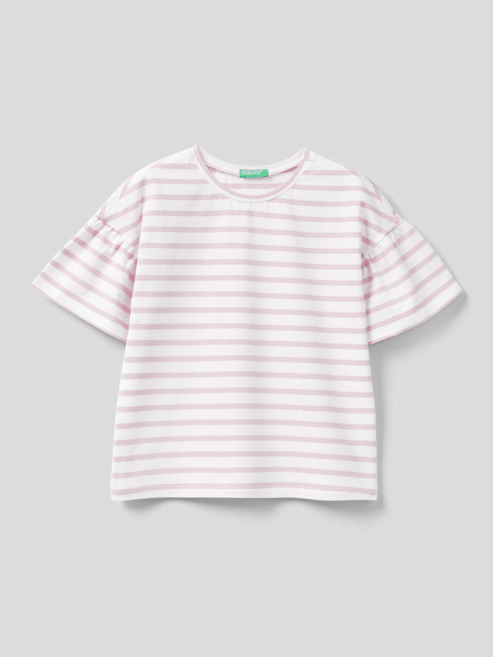 T-shirt with yarn dyed stripes image number 1
