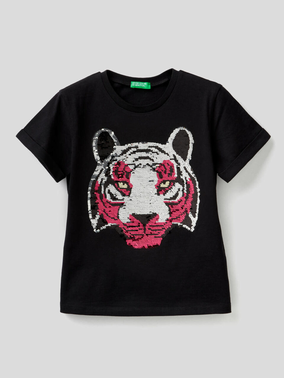 T-shirt with sequins image number 2