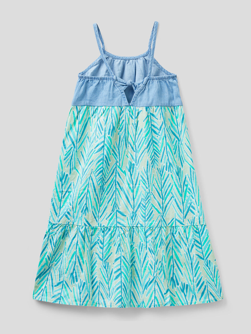 Tropical patterned midi dress image number 2