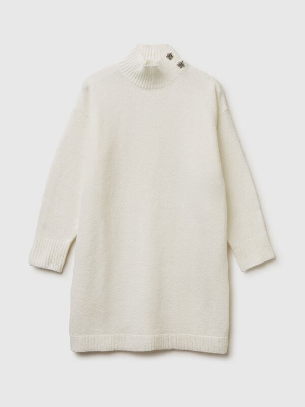 Turtleneck knit dress Junior Girl