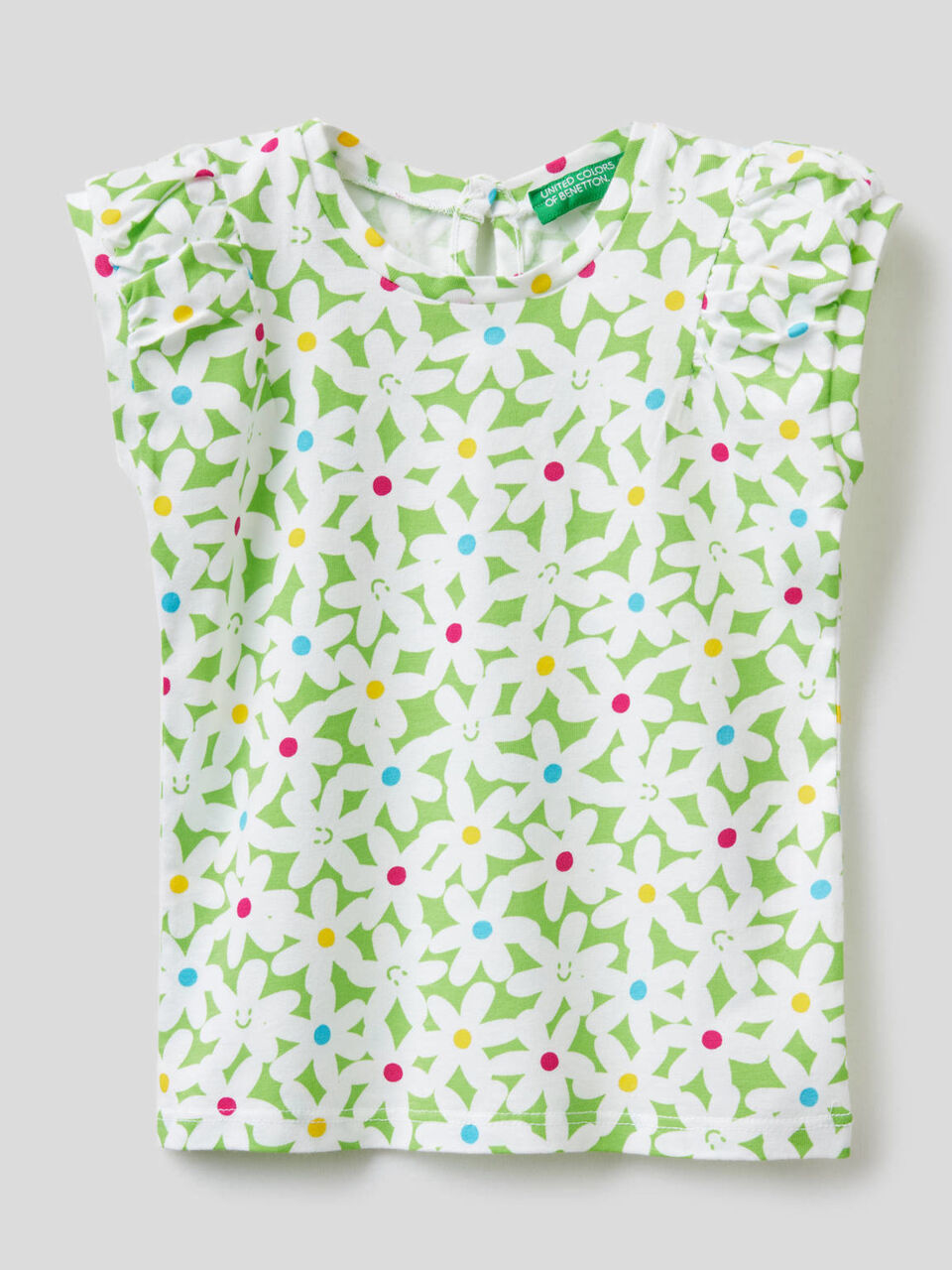 100% cotton printed t-shirt image number 1