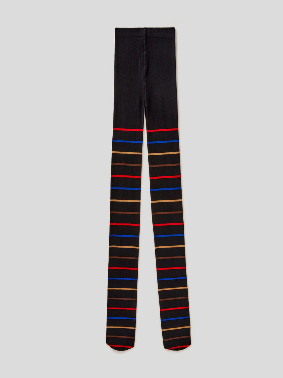 Multicolor striped tights image number 1