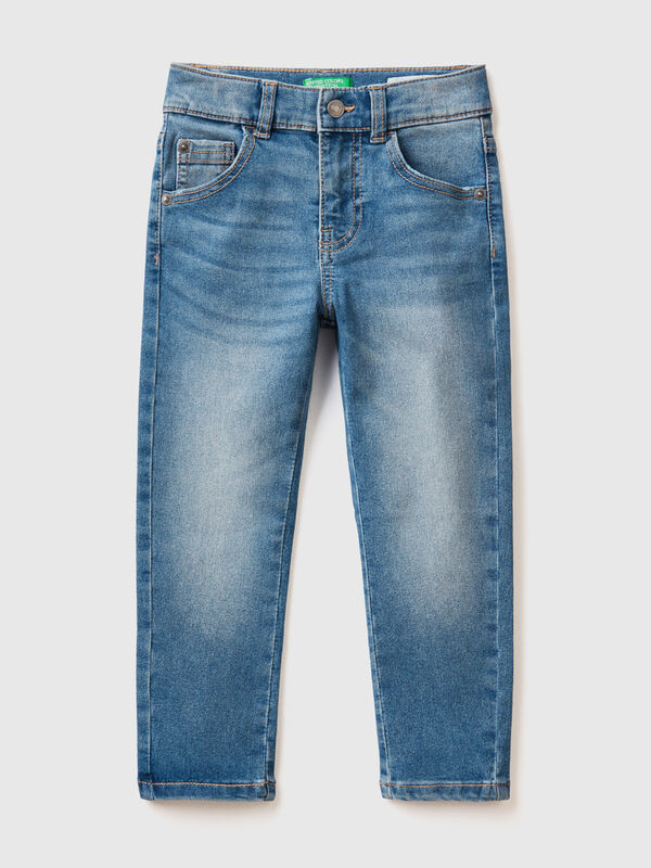Vintage look skinny fit jeans