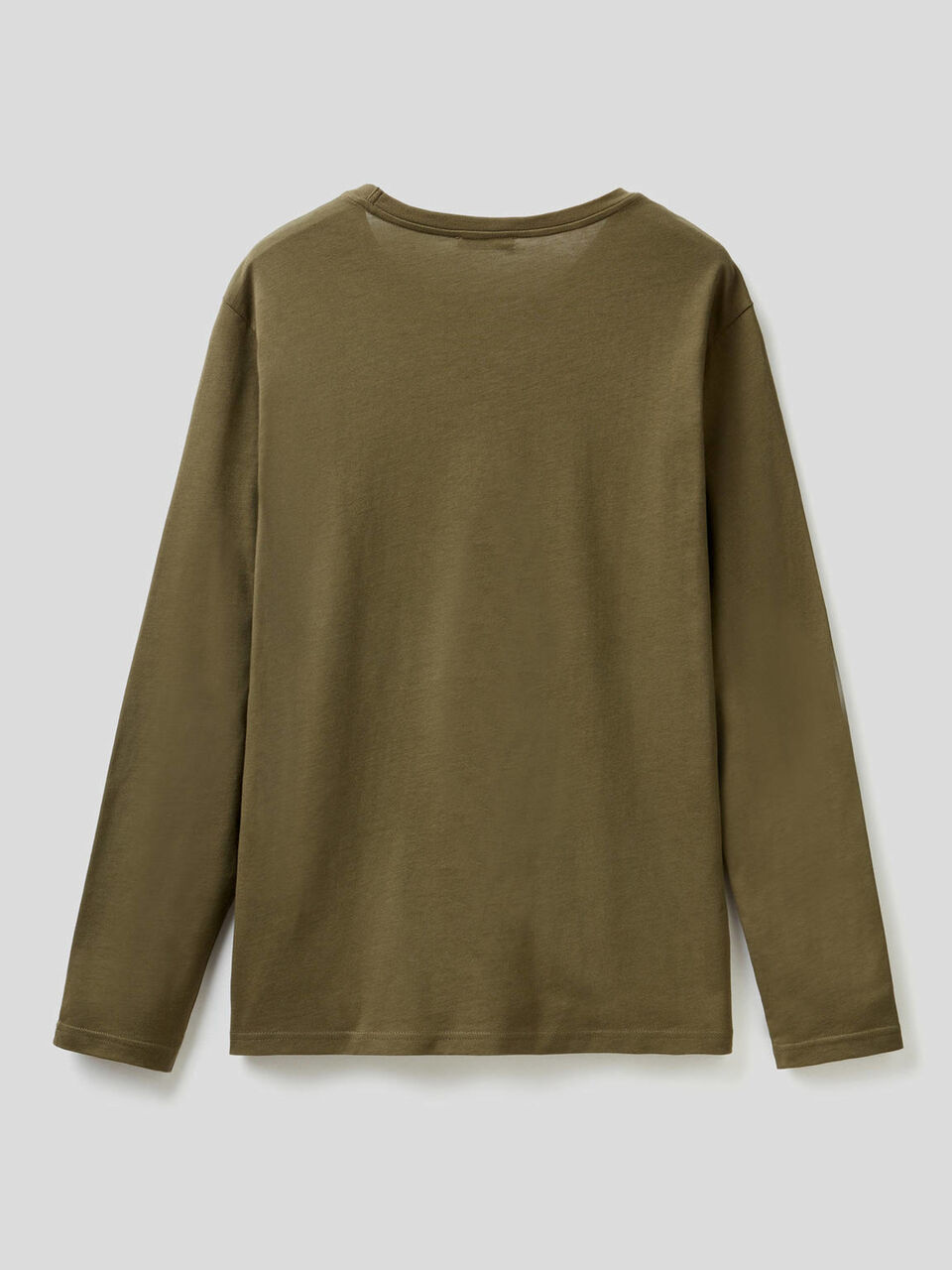 Long sleeve pure cotton t-shirt image number 2