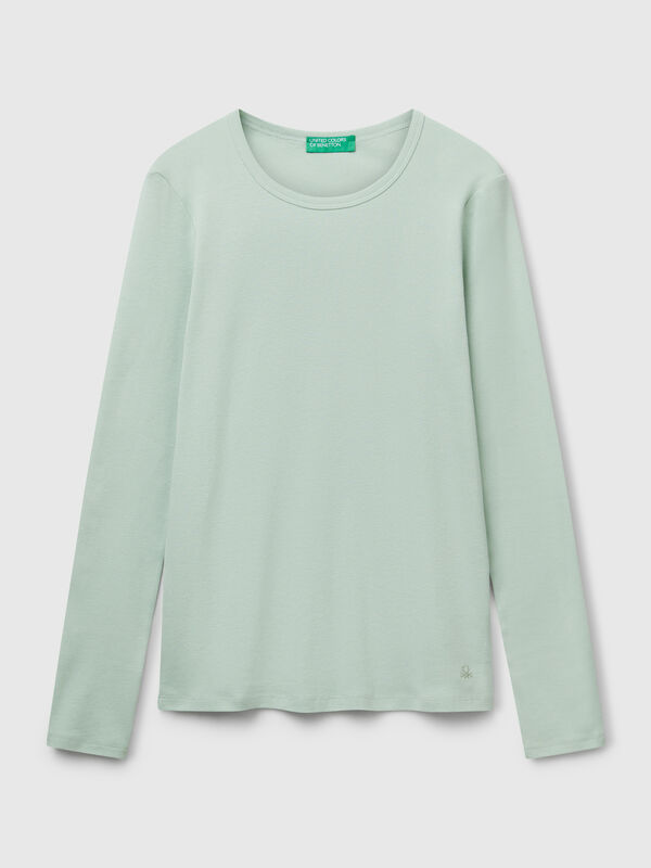 Long sleeve 100% cotton t-shirt Long sleeve 100% cotton t-shirt Women