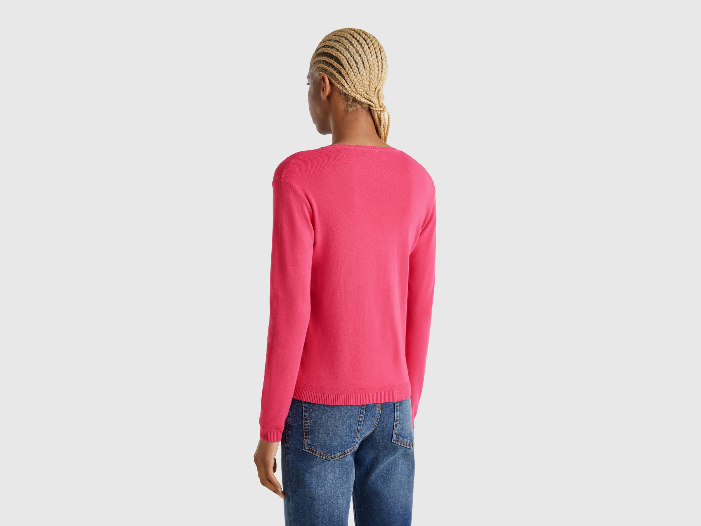 V NECK SWEATER L/S Women image number 1