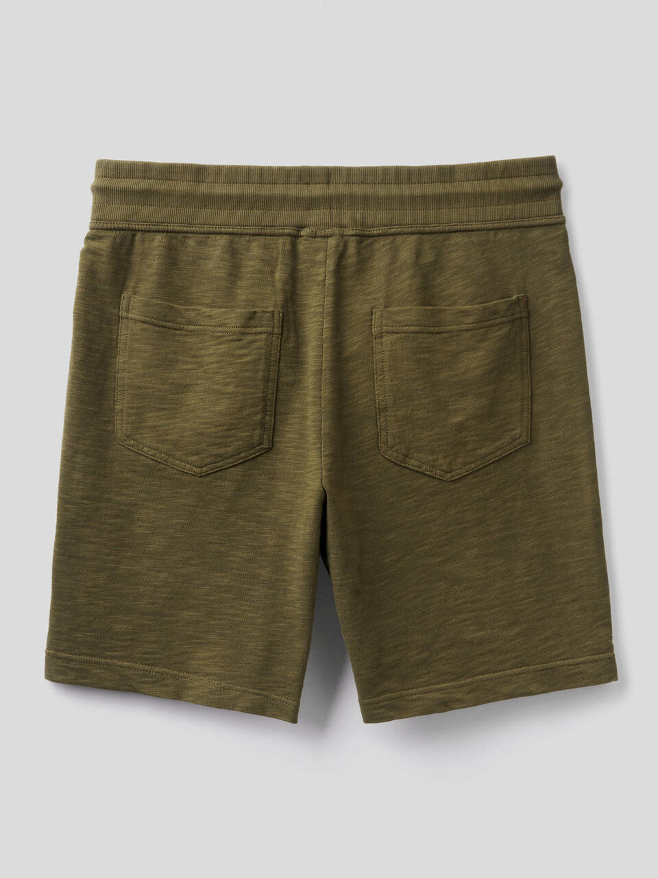 Fleece bermudas with drawstring image number 2