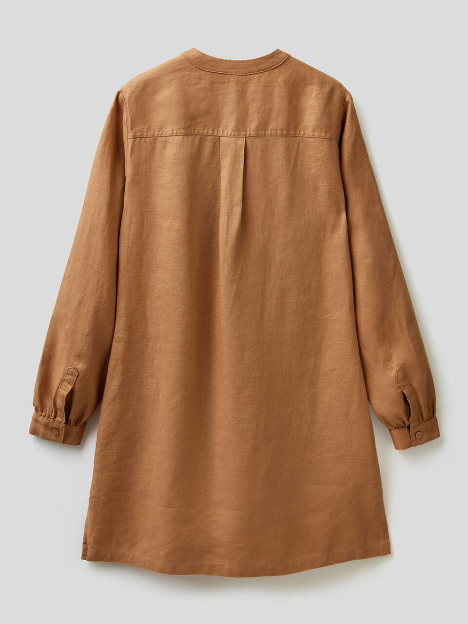 Short dress in 100% linen image number 2