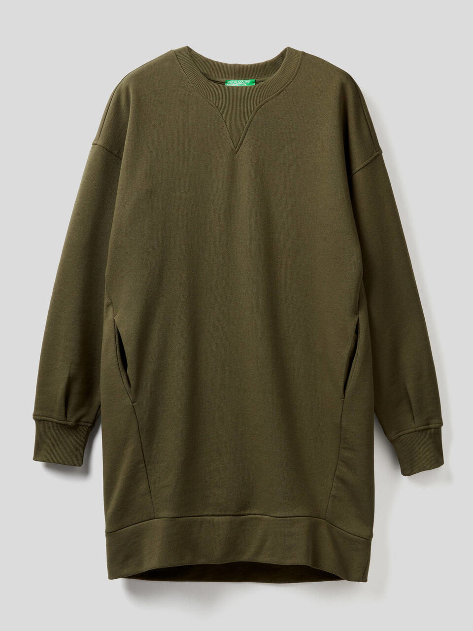 Dress in 100% sweat cotton image number 1