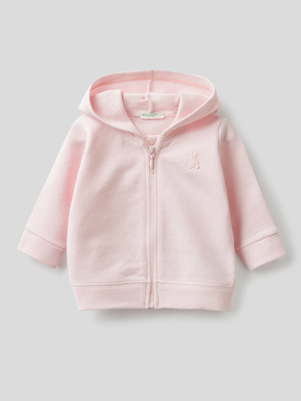 Sweatshirt with hood in organic cotton image number 1