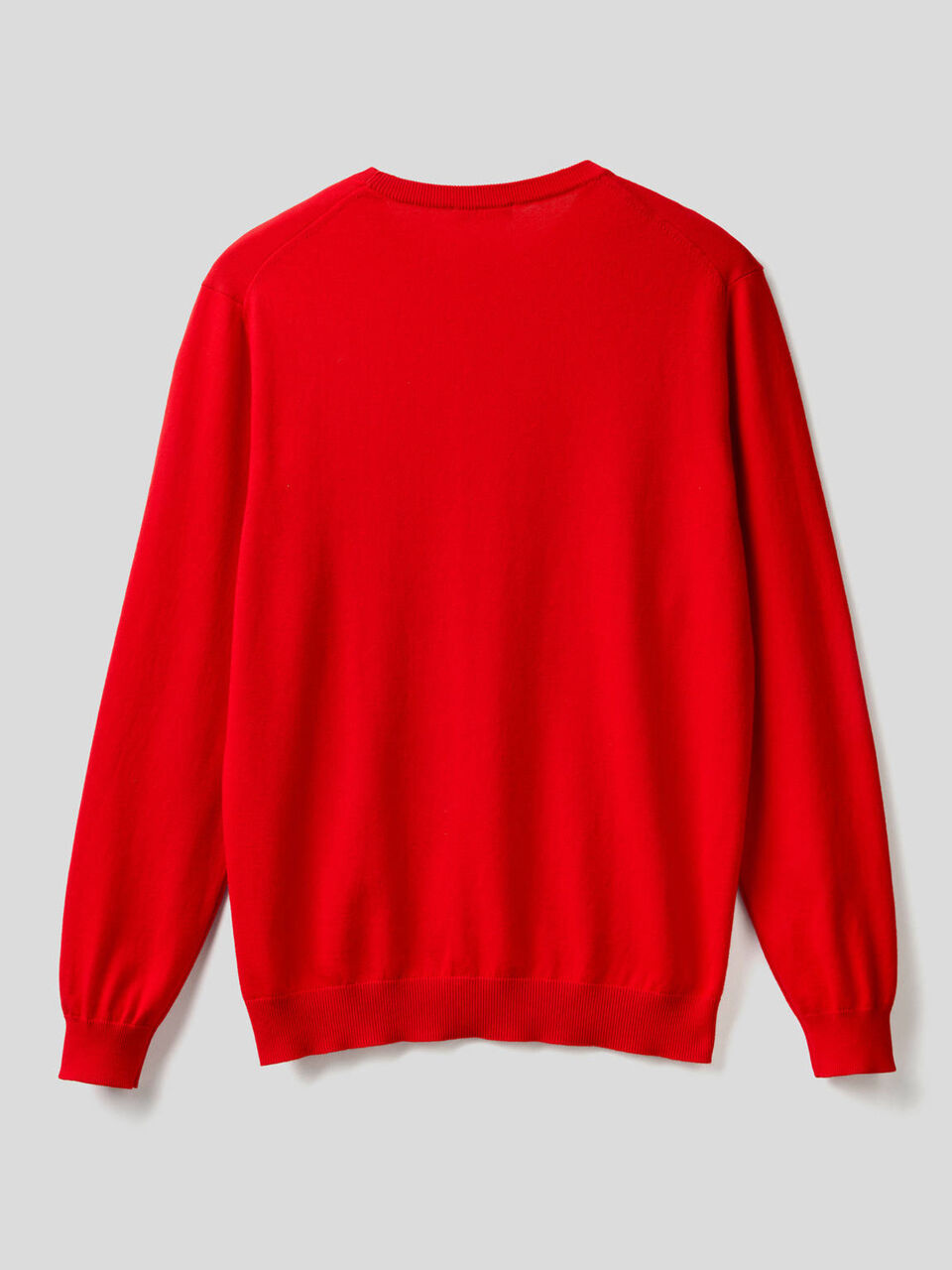 100% cotton crew neck sweater image number 2